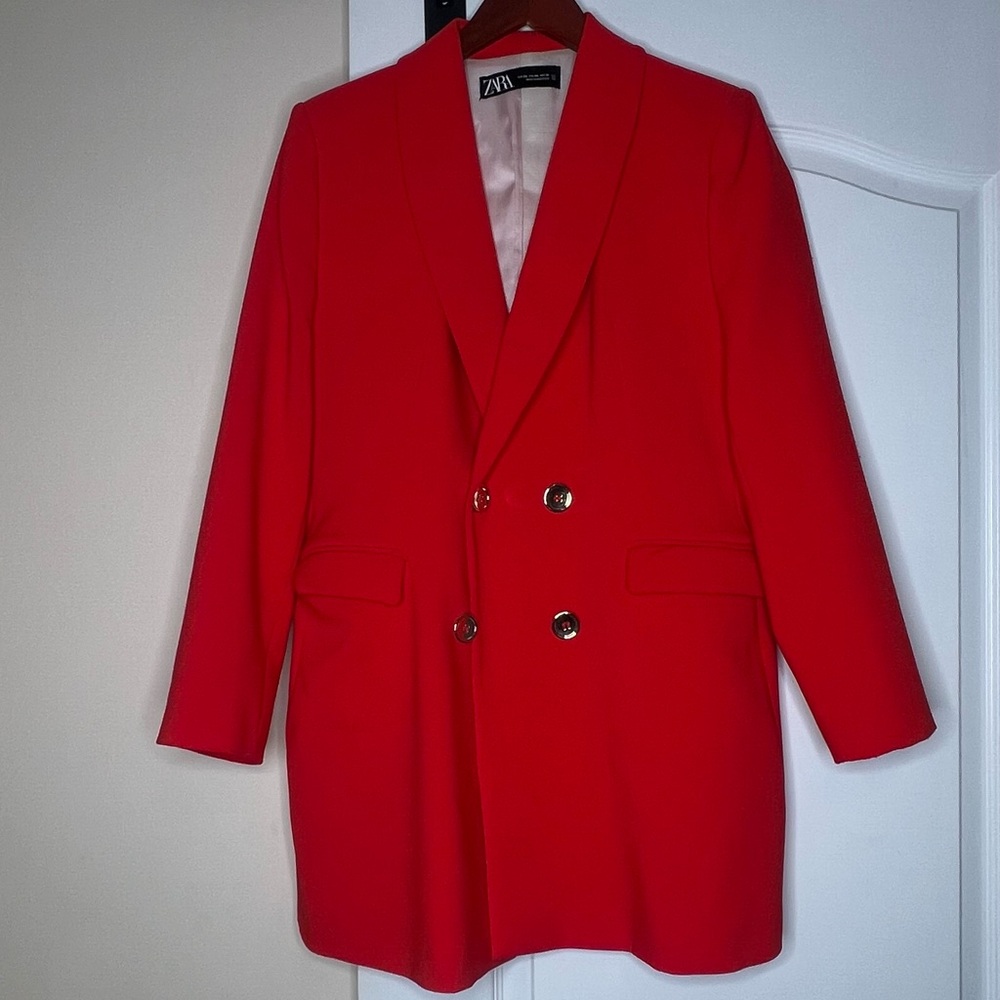 Zara Vibrant Red Jacket